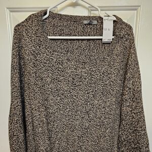 Women's Premise Dark Oat/Black sweater, size XL